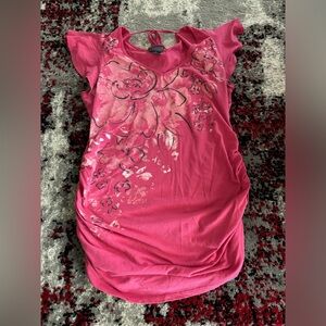 Oh Baby by Motherhood maternity short-sleeved shirt - size M.